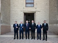 Президент Ильхам Алиев и другие участники неформального Саммита ОТГ ознакомились с рядом культурных объектов в Туркестане (ФОТО)