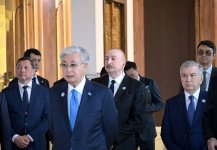 Президент Ильхам Алиев и другие участники неформального Саммита ОТГ ознакомились с рядом культурных объектов в Туркестане (ФОТО)