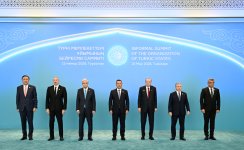 Президент Ильхам Алиев принимает участие в неформальном Саммите ОТГ в Туркестане (ФОТО)