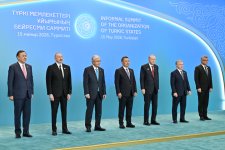 Президент Ильхам Алиев принимает участие в неформальном Саммите ОТГ в Туркестане (ФОТО)