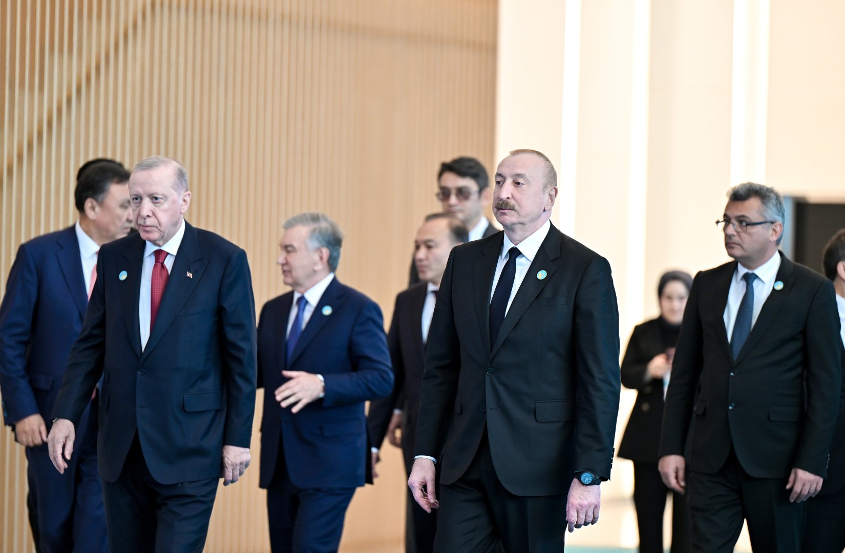 Президент Ильхам Алиев и другие участники неформального Саммита ОТГ приняли участие в церемонии закладки фундамента Центра тюркской цивилизации (ФОТО)