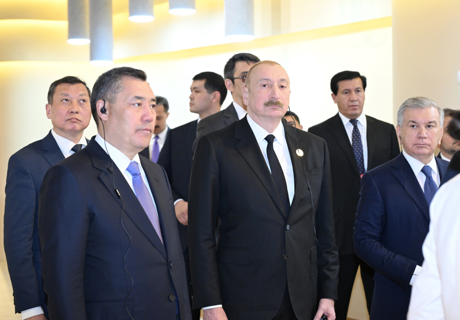 Президент Ильхам Алиев и другие участники неформального Саммита ОТГ ознакомились с рядом культурных объектов в Туркестане (ФОТО)