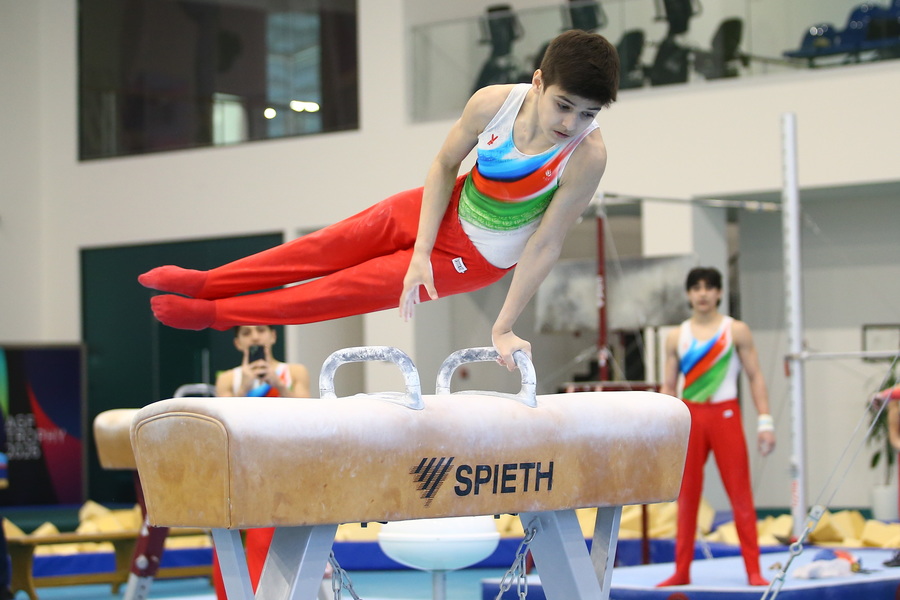 В Баку проходит международный турнир по спортивной гимнастике AGF Trophy (ФОТО)