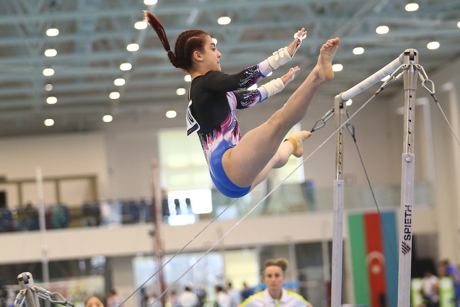 В Баку проходит международный турнир по спортивной гимнастике AGF Trophy (ФОТО)