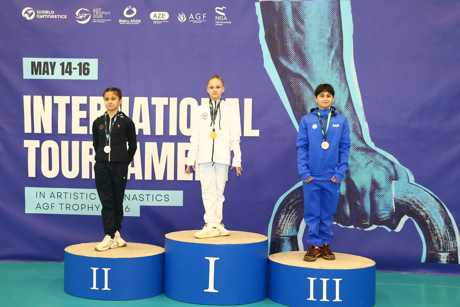 В Баку проходит международный турнир по спортивной гимнастике AGF Trophy (ФОТО)