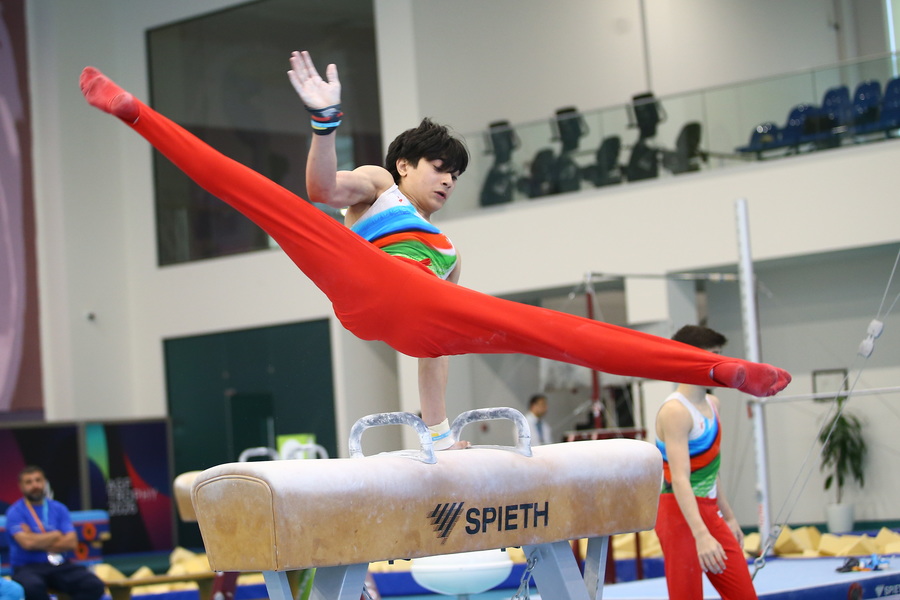 В Баку проходит международный турнир по спортивной гимнастике AGF Trophy (ФОТО)