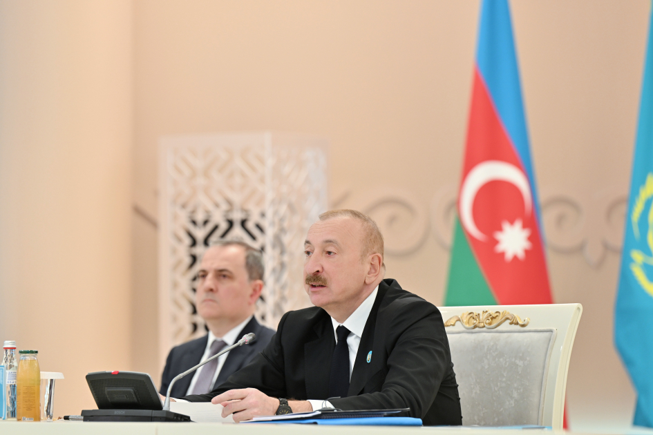 Президент Ильхам Алиев принимает участие в неформальном Саммите ОТГ в Туркестане (ФОТО/ВИДЕО)