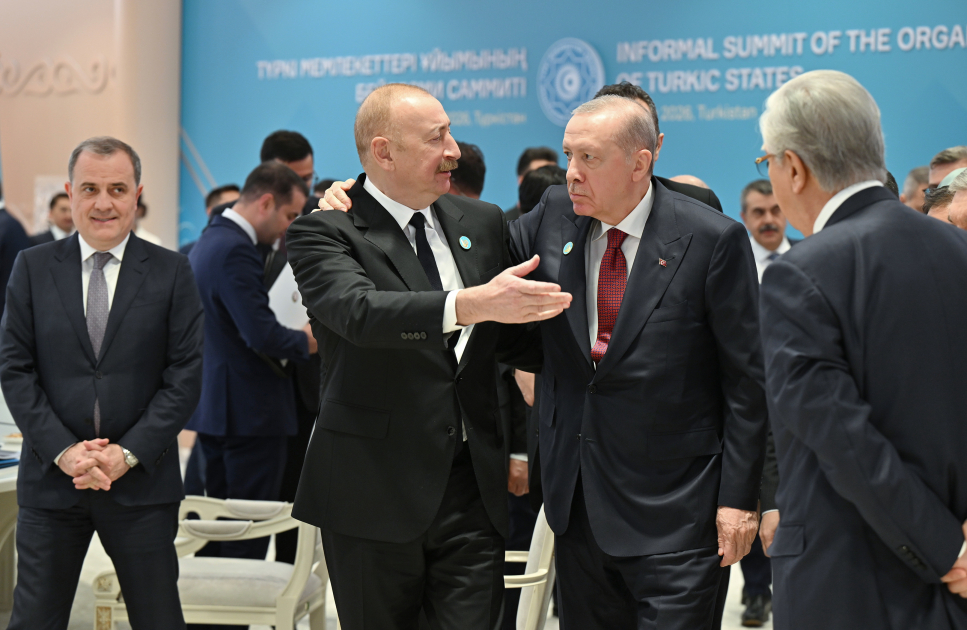 Президент Ильхам Алиев принимает участие в неформальном Саммите ОТГ в Туркестане (ФОТО/ВИДЕО)