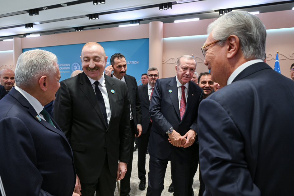 Президент Ильхам Алиев принимает участие в неформальном Саммите ОТГ в Туркестане (ФОТО/ВИДЕО)