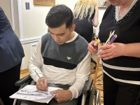 Искусство Джахангира Рустамова для особых детей - краски вдохновения (ФОТО)