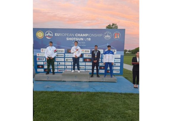 Азербайджанский стрелок завоевал бронзовую медаль на чемпионате Европы (ФОТО)