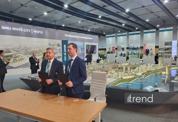 Baku White City и Atkins подписали в рамках WUF13 соглашение по развитию «зеленой» инфраструктуры