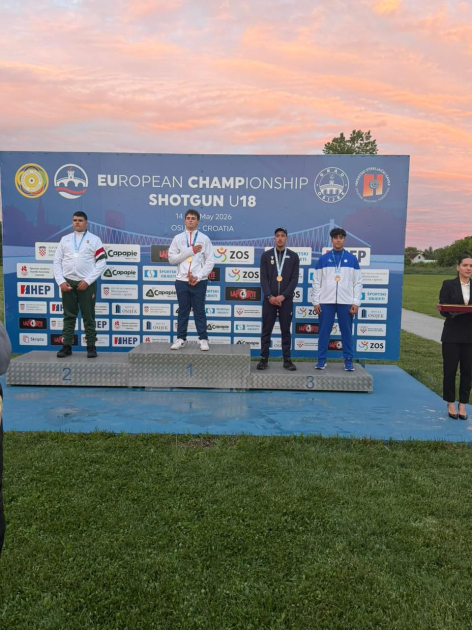 Азербайджанский стрелок завоевал бронзовую медаль на чемпионате Европы (ФОТО)