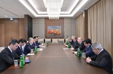 Президент Ильхам Алиев встретился с Президентом Узбекистана Шавкатом Мирзиёевым (ФОТО)