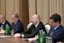 Президент Ильхам Алиев встретился с Президентом Узбекистана Шавкатом Мирзиёевым (ФОТО)