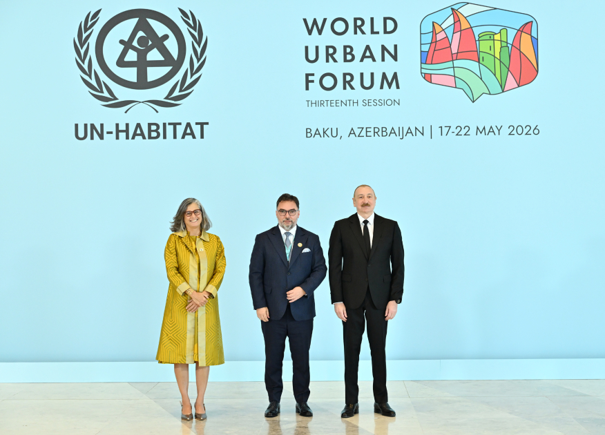 Президент Ильхам Алиев принимает участие в церемонии открытия WUF13 в Баку (Прямая трансляция/ФОТО)