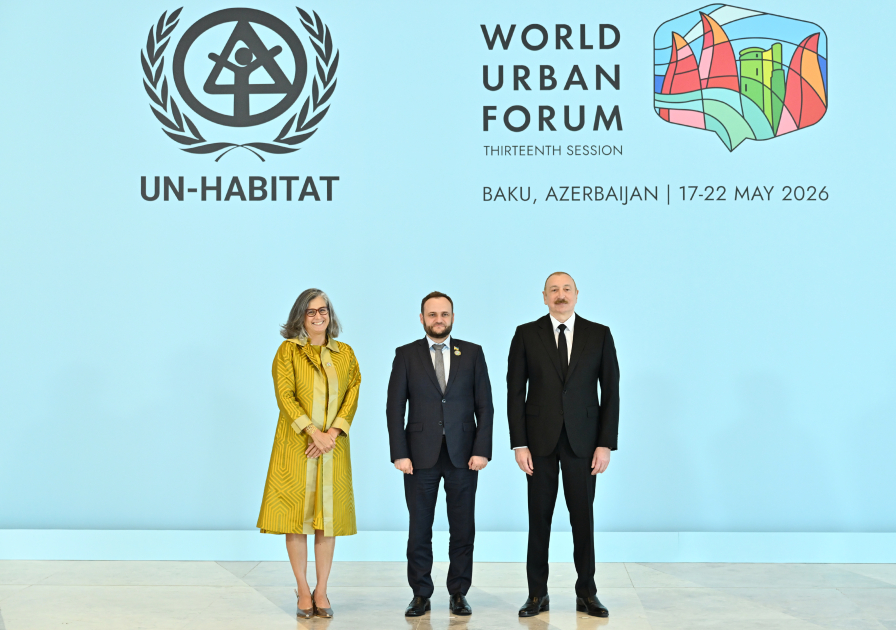 Президент Ильхам Алиев принимает участие в церемонии открытия WUF13 в Баку (Прямая трансляция/ФОТО)