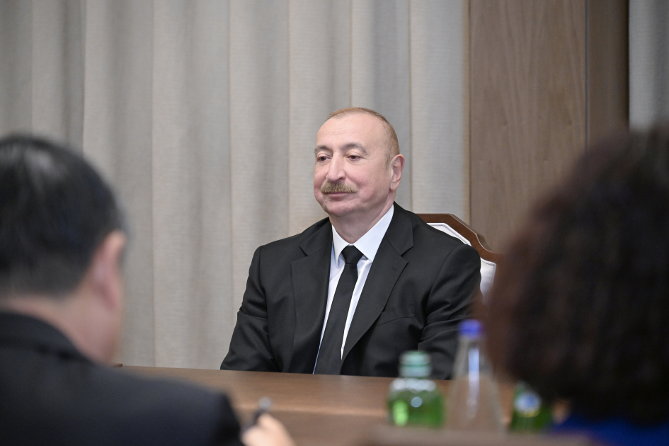 Президент Ильхам Алиев принял заместителя премьер-министра Государственного совета Китая (ФОТО)