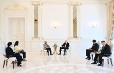 Президент Ильхам Алиев встретился с Президентом Маврикия (ФОТО)