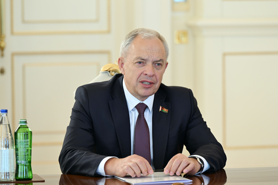 Президент Ильхам Алиев принял председателя Палаты представителей Национального собрания Беларуси (ФОТО)