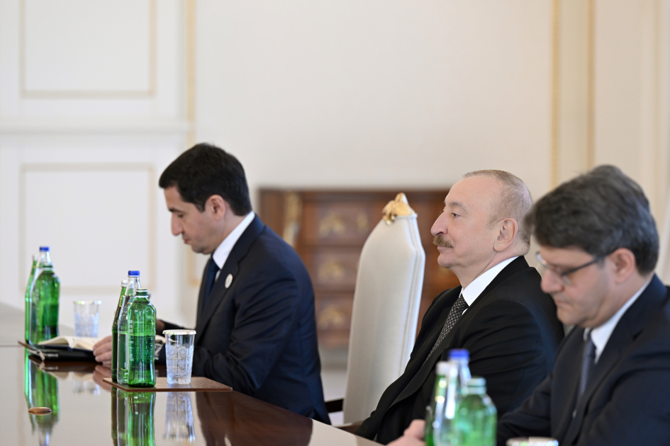 Президент Ильхам Алиев принял заместителя премьер-министра Словакии (ФОТО)