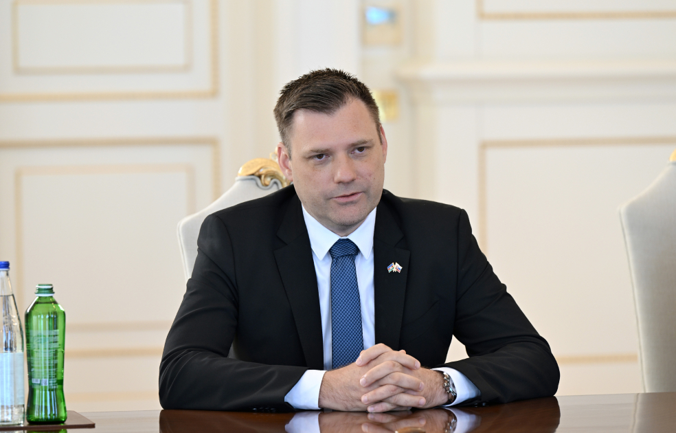 Президент Ильхам Алиев принял заместителя премьер-министра Словакии (ФОТО)