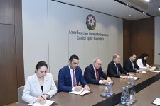 Джейхун Байрамов провел обсуждения с представителем ЕС (ФОТО)