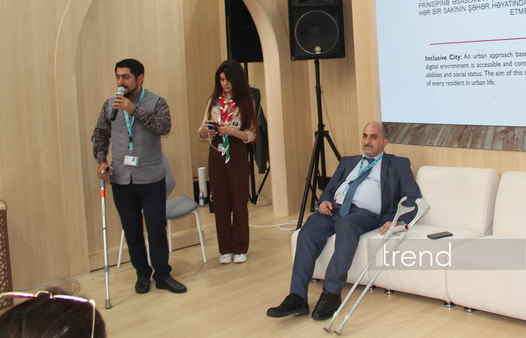 WUF13 в Баку: "Инклюзивный город начинается не с пандусов и лифтов" - Айдын Халилов (ФОТО)
