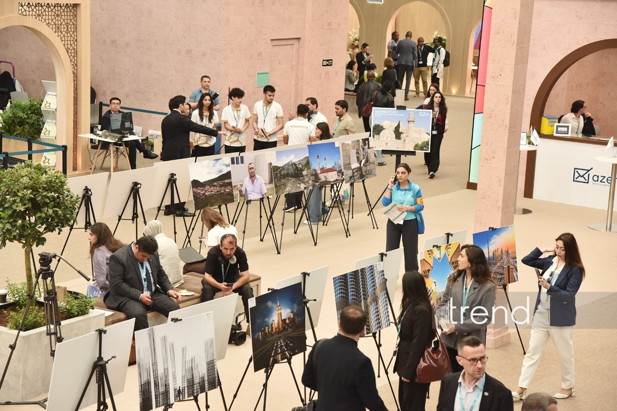 На WUF13 в Баку представлены фотовыставки о городской жизни, минной опасности и урбициде (ФОТО)