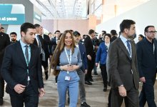 Вице-президент Фонда Гейдара Алиева Лейла Алиева и руководитель Баку Медиа Центра Арзу Алиева ознакомились с выставкой Urban Expo (ФОТО)