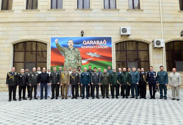 Военные атташе посетили ГПС Азербайджана (ФОТО)