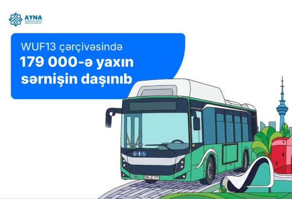 В рамках WUF13 перевезено около 179 тыс. пассажиров