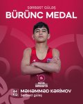 Азербайджанские борцы завоевали 6 медалей на чемпионате Европы (ФОТО)