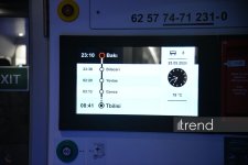 Поезд Баку–Тбилиси–Баку отправился в первый рейс (ФОТО)