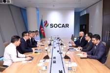 SOCAR и China Offshore Oil Engineering Company обсуждили возможное сотрудничество по месторождению «Абшерон» (ФОТО)
