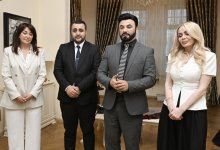 Алена Алиева приняла участие в благотворительном мастер-классе для детей в Центре творчества Максуда Ибрагимбекова (ФОТО)