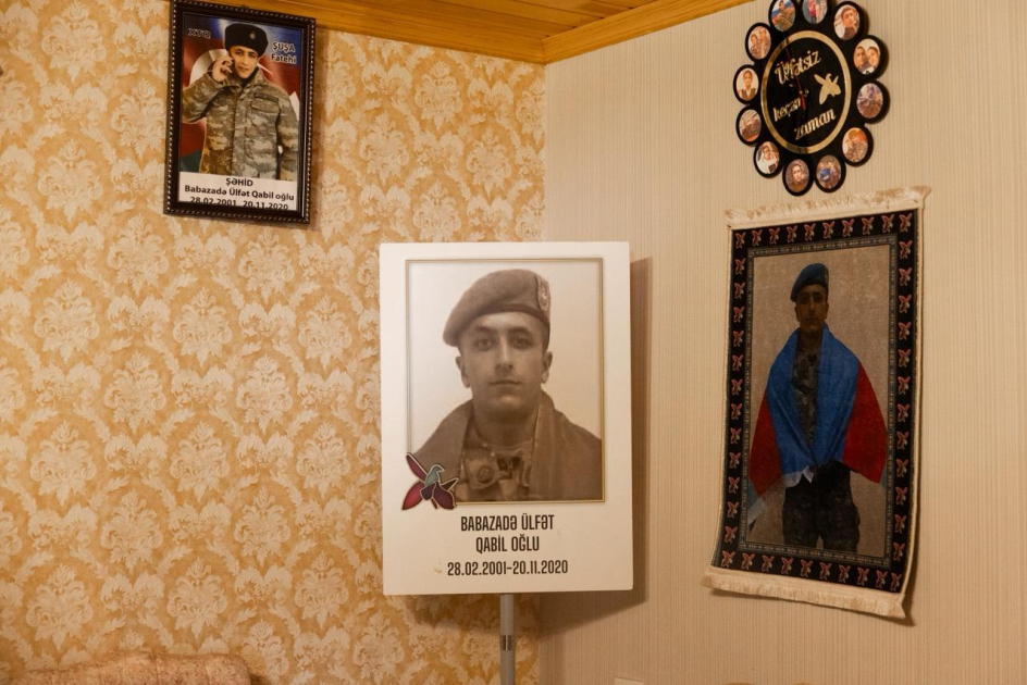 Лейла Алиева и Арзу Алиева посетили в Лянкяране семью шехида (ФОТО)
