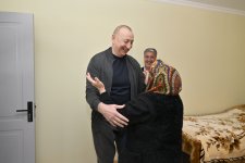 Президент Ильхам Алиев ознакомился с работами, проводимыми в селе Бёюк Галадереси Шушинского района, встретился с жителями (ФОТО/ВИДЕО)