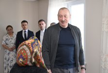 Президент Ильхам Алиев ознакомился с работами, проводимыми в селе Бёюк Галадереси Шушинского района, встретился с жителями (ФОТО/ВИДЕО)