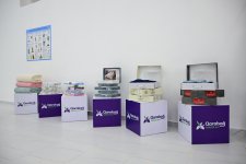 Президент Ильхам Алиев принял участие в открытии ООО «Карабахский текстильный дом» в Ходжалы (ФОТО)