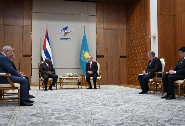Состоялась встреча Президента Казахстана с Вице-президентом Кубы