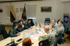 Делегация Управления военной полиции минобороны Азербайджана посетила c визитом Литву (ФОТО)