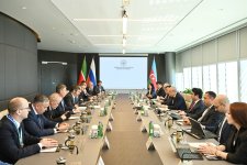 Микаил Джаббаров провел обсуждения с министром промышленности и торговли Татарстана (ФОТО)