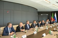 Микаил Джаббаров провел обсуждения с министром промышленности и торговли Татарстана (ФОТО)