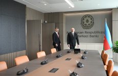 Президент Ильхам Алиев принял участие в открытии нового здания Центрального банка (ФОТО/ВИДЕО)