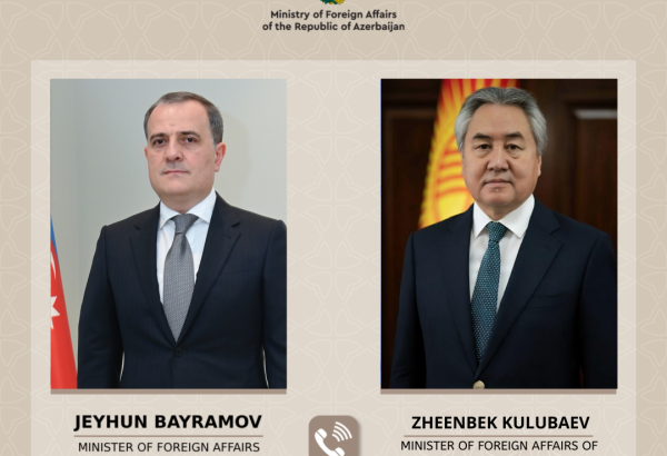 Состоялся телефонный разговор между главами МИД Азербайджана и Кыргызстана