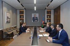 Джейхун Байрамов провел обмен мнениями с новым послом Бразилии (ФОТО)