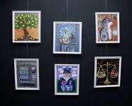 В Leyla Khazari Art Gallery состоялось открытие групповой выставки юных художников Tiny Worlds (ФОТО)