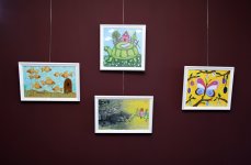 В Leyla Khazari Art Gallery состоялось открытие групповой выставки юных художников Tiny Worlds (ФОТО)