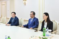 Сахиба Гафарова провела обмен мнениями с зампредседателя Сената Камбоджи (ФОТО)